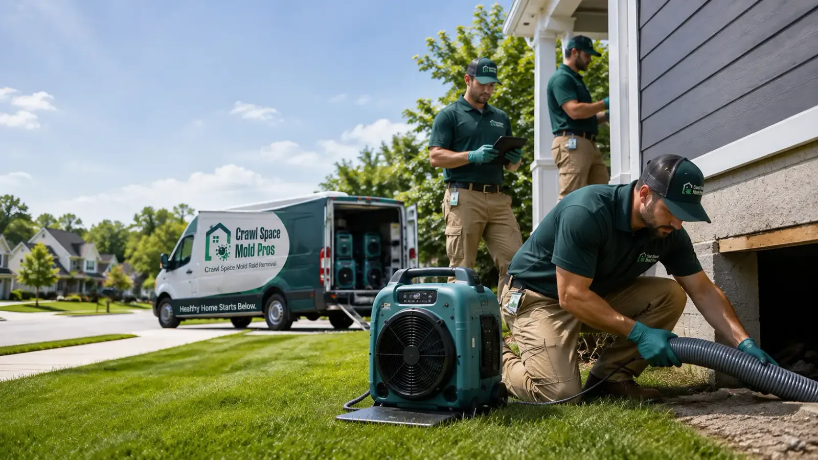 Crawl Space Mold Removal in Forman, ND